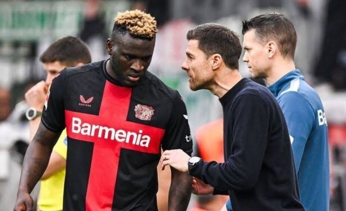 Bayer Leverkusen head coach Xabi Alonso expresses optimism about Nigeria striker Victor Boniface's commitment to the team, especially after a potential transfer to Saudi Pro League club Al Nassr fell through at the last moment.