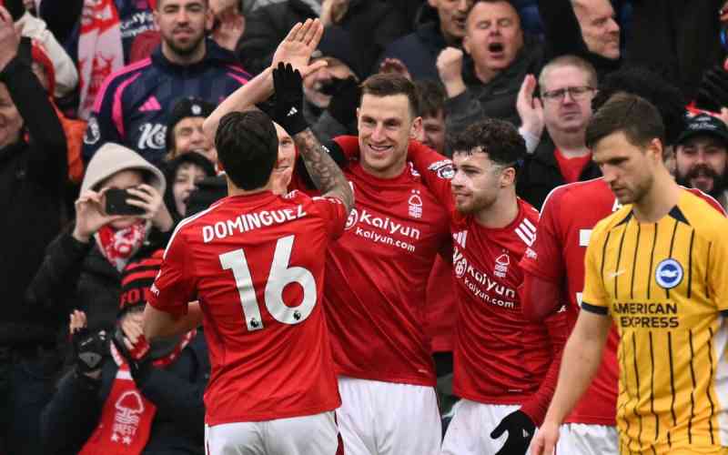 Wood Scores Hat-trick As Forest Thrash Brighton 7-0