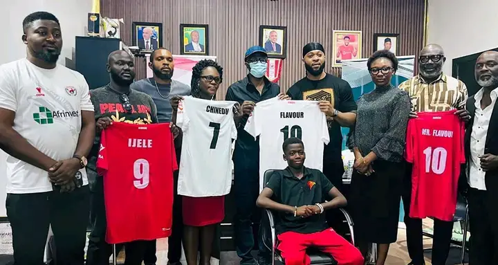 Music Superstar Flavour Supports Rangers' Academy Programme