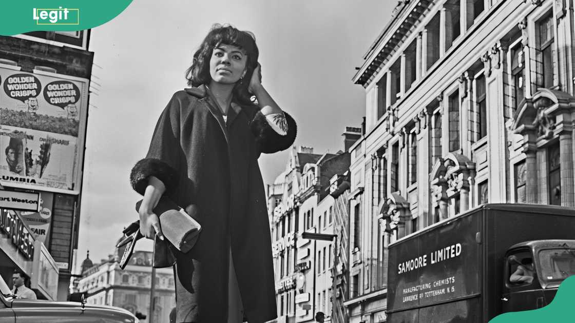 American Motown singer Mary Wells in London, UK