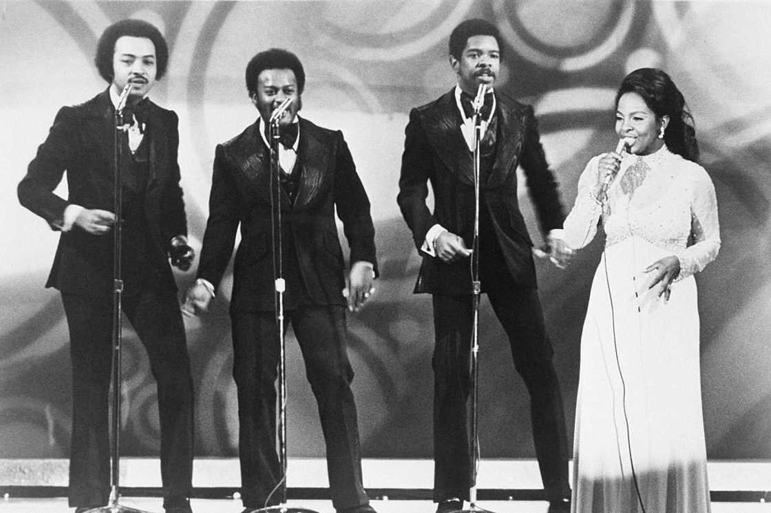 Musical group Gladys Knight and the Pips at the stage