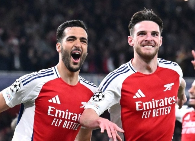 Champions League: Declan Rice Helps Arsenal Stun Real Madrid In First-Ever Visit To Emirates Stadium